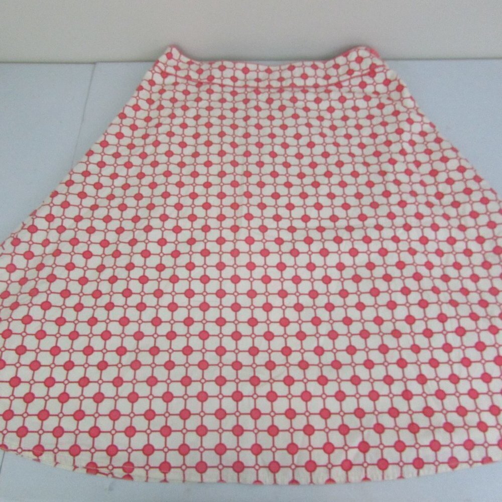 Bushwacker Womens Skirt 8 Pink Off White Cream